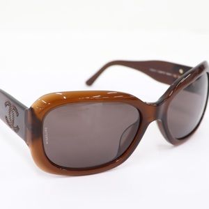 Chanel brow sunglasses.